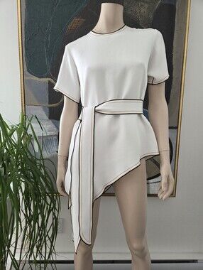 Derek Lam | Asymmetric Crepe Tunic Blouse